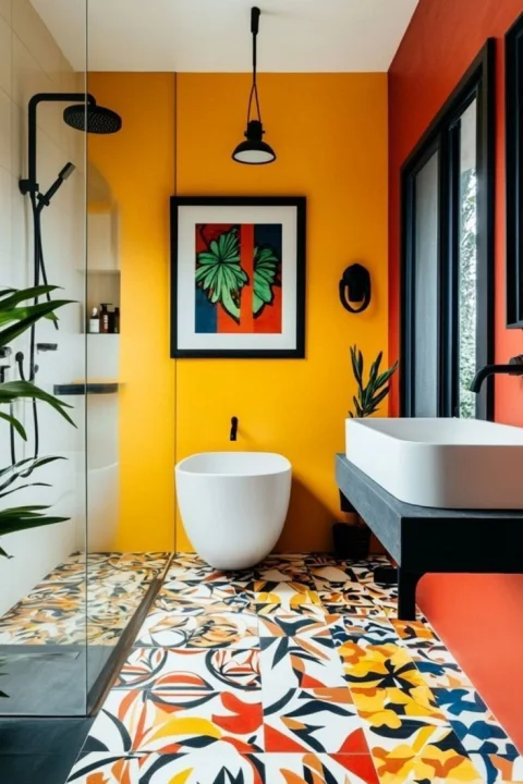 Renkli Banyo Dekorasyonu: Canlı ve İlham Veren 5 Fikir