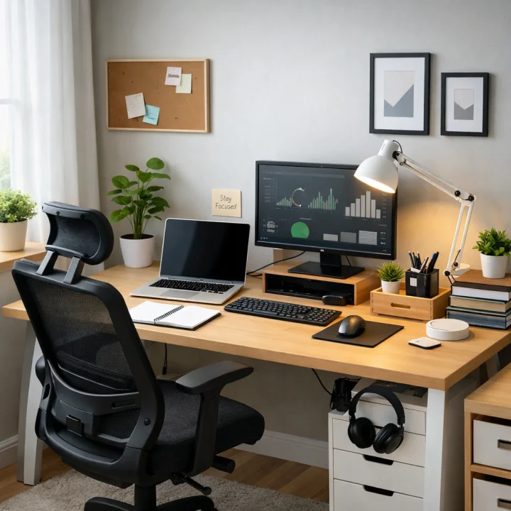 Evde Konsantrasyonu Artıran Çalışma Masası Düzeni Nasıl Olmalı?