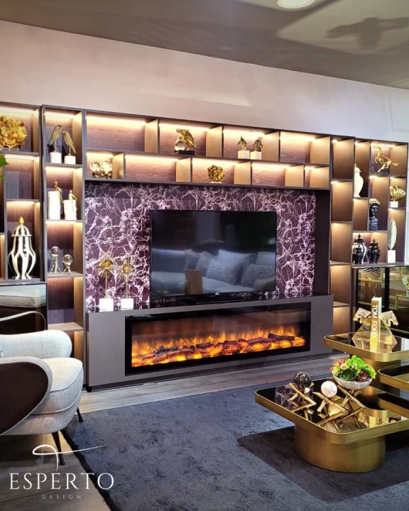 Lüks TV Ünitesi Tasarımında Esperto Mobilya İmzası